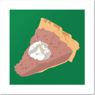 Christmas Pecan Pie Cute Design 1 Posters and Art